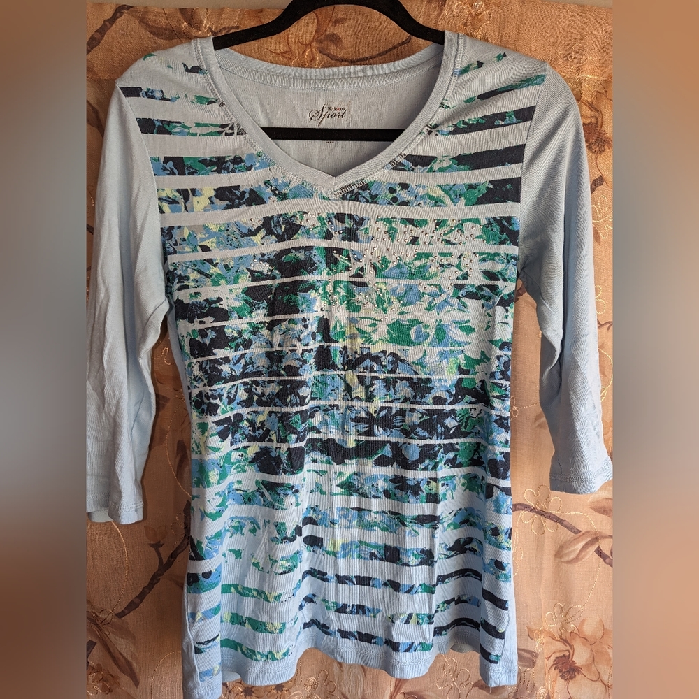Style & Co Rhinestone top